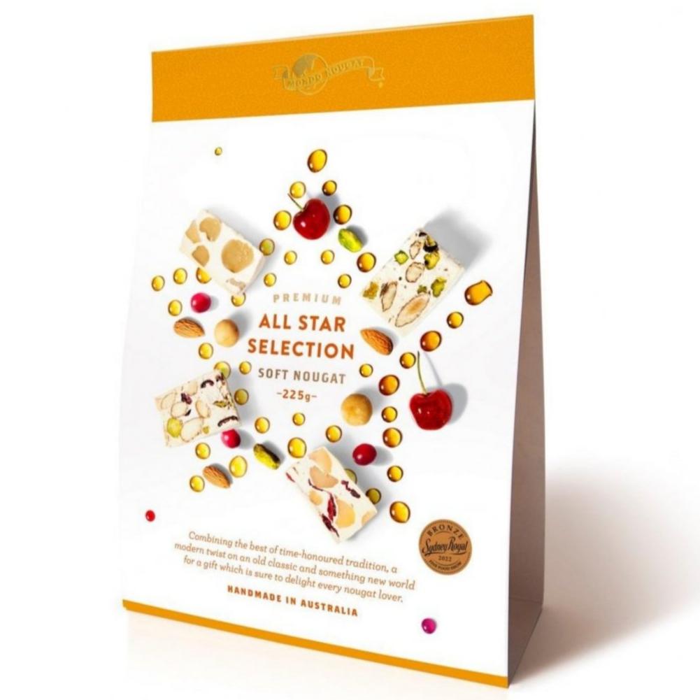 225g All Star Selection Soft Nougat Gift Pack